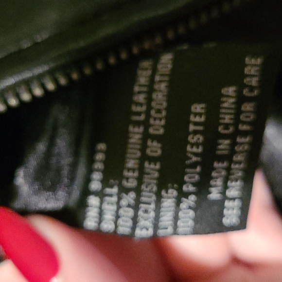 LEATHER JACKET, PAMELA MCCOY, BLACK - Picture 7 of 7